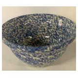 SPONGEWARE POTTERY BOWL