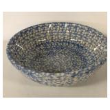 SPONGEWARE POTTERY BOWL