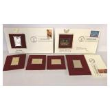 POSTAL COMMEMORATIVE SOCIETY GOLD STAMP REPLICAS