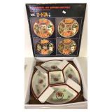 APPETIZER TRAY WITH REVOLVING SUPPORT