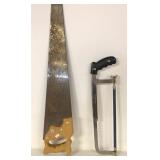 MILLERS FALLS AND GREAT NECK HANDSAWS