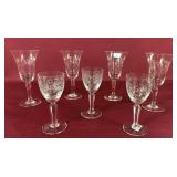 ETCHED WINE GLASSES