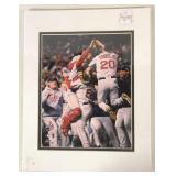 2007 RED SOX WORLD SERIES CHAMPIONS MATTED