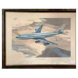 UNITED AIR LINES 747 JET PICTURE 25x19