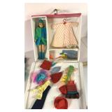 1967 SKIPPER DOLL, CASE AND CONTENTS
