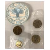 MILITARY LOT, COINS PATCH PINS