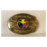 NATIONAL TRAINING CENTER BELT BUCKLE NUMBERED