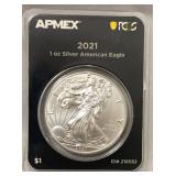 1oz SILVER 2021 AMERICAN EAGLE