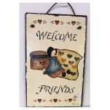WELCOME FRIENDS SLATE