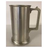 TOWLE PEWTER ENGRAVED STEIN 1L