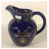 GRANTï¿½S SCOTCH WHISKEY PITCHER ENGLAND