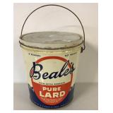 VINTAGE BEALEï¿½S LARD TIN