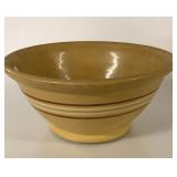 ANTIQUE POTTERY MIXING BOWL