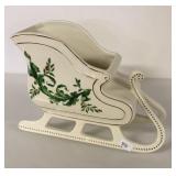 CHRISTMAS SLEIGH VASE