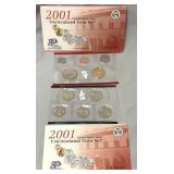 2001 UNCIRCULATED DENVER US MINT SET
