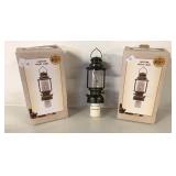 2 CRACKER BARREL LANTERN NIGHT LIGHTS
