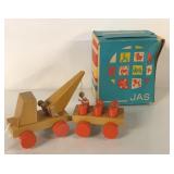 VINTAGE JAS WOODEN TOY