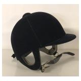 CROWN SHIELD RIDING HELMET, SIZE 56-56.5