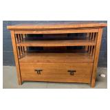 ENTERTAINMENT STAND W/DRAWER, 40X20X30