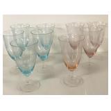 ETCHED COLORED GLASSES