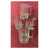 SCHOONER GLASS BEER STEINS