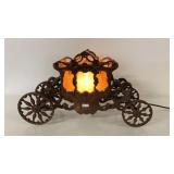 CAST IRON STAGECOACH LAMP