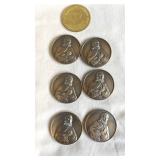 MASONIC ORDER OF DEMOLAY TOKENS