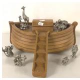 NOAHï¿½S ARK HUDSON PEWTER FIGURINES