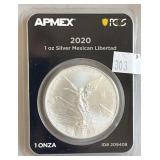 2020 1oz SILVER MEXICAN LIBERTAD APMEX