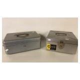 METAL BOXES, SQUARE BOX HAS 1 KEY
