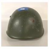 WWII MILITARY HELMET AND INSERT