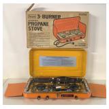 SEARS 3-BURNER PROPANE STOVE