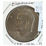 1776-1976D EISENHOWER DOLLAR