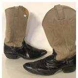 JUSTIN COWBOY BOOTS, SIZE 11D