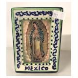 OUR LADY OF GUADALUPE MEXICO CERAMIC