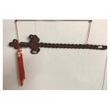 VINTAGE CHINA CASH COIN SWORD 4x20