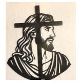 JESUS TIN WALL ART 16x13