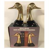 BRASS DUCK BOOKENDS