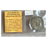 OLD MEXICAN SILVER DOLLAR