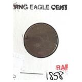 1858 FLYING EAGLE CENT