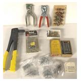 RIVETER SET AND GROMMET PUNCH SET