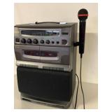 VENTURER KARAOKE CASSETTE MACHINE AND LONESTAR MIC