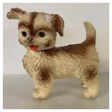 VINTAGE EDWARD MOBLEY TOY RUBBER DOG WITH