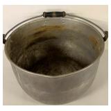 LARGE ALUMINUM CAULDRON