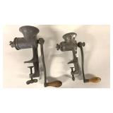 VINTAGE MEAT GRINDERS