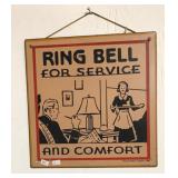 RING FOR SERVICE TIN 12x12