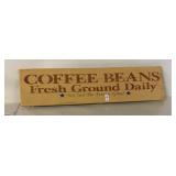 COFFEE BEANS WOODEN COUNTRY DECOR