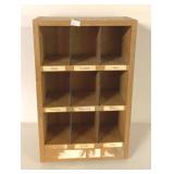 WOODEN ORGANIZER