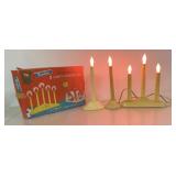 MOLDED PLASTIC 5 LIGHT CANDOLIER