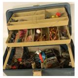 PLANO TACKLE BOX AND CONTENTS